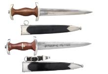 WWII GERMAN NSKK DAGGER & WWII STYLE NSKK DAGGER.