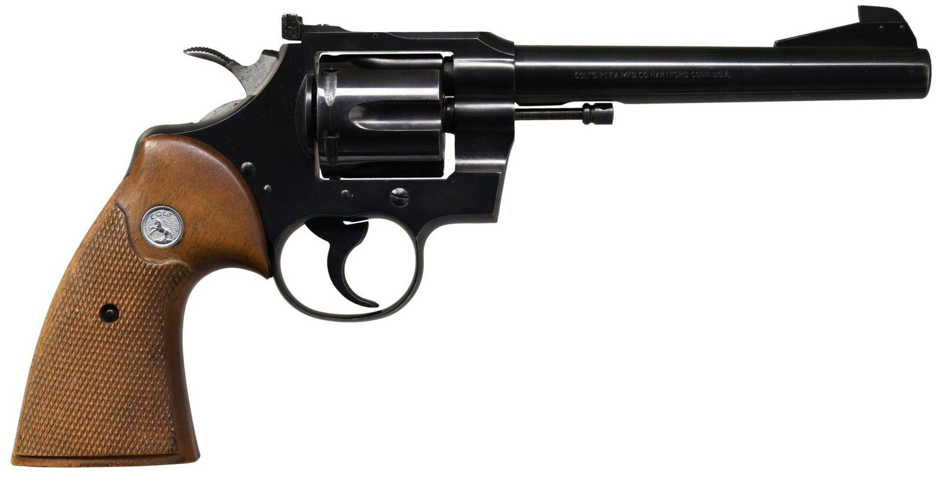 COLT OFFICER'S MODEL MATCH MATCH DA REVOLVER.