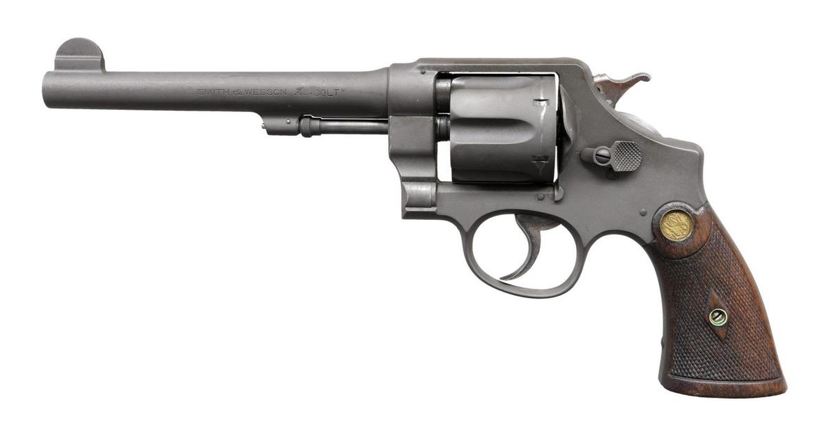 SMITH & WESSON SECOND MODEL MKII DA REVOLVER.