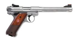 RUGER STAINLESS MARK IV HUNTER SEMI-AUTO PISTOL.