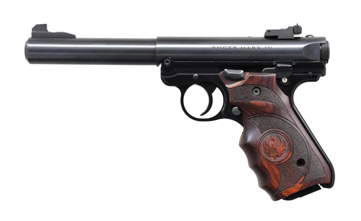 RUGER MK IV TARGET SEMI-AUTO PISTOL.