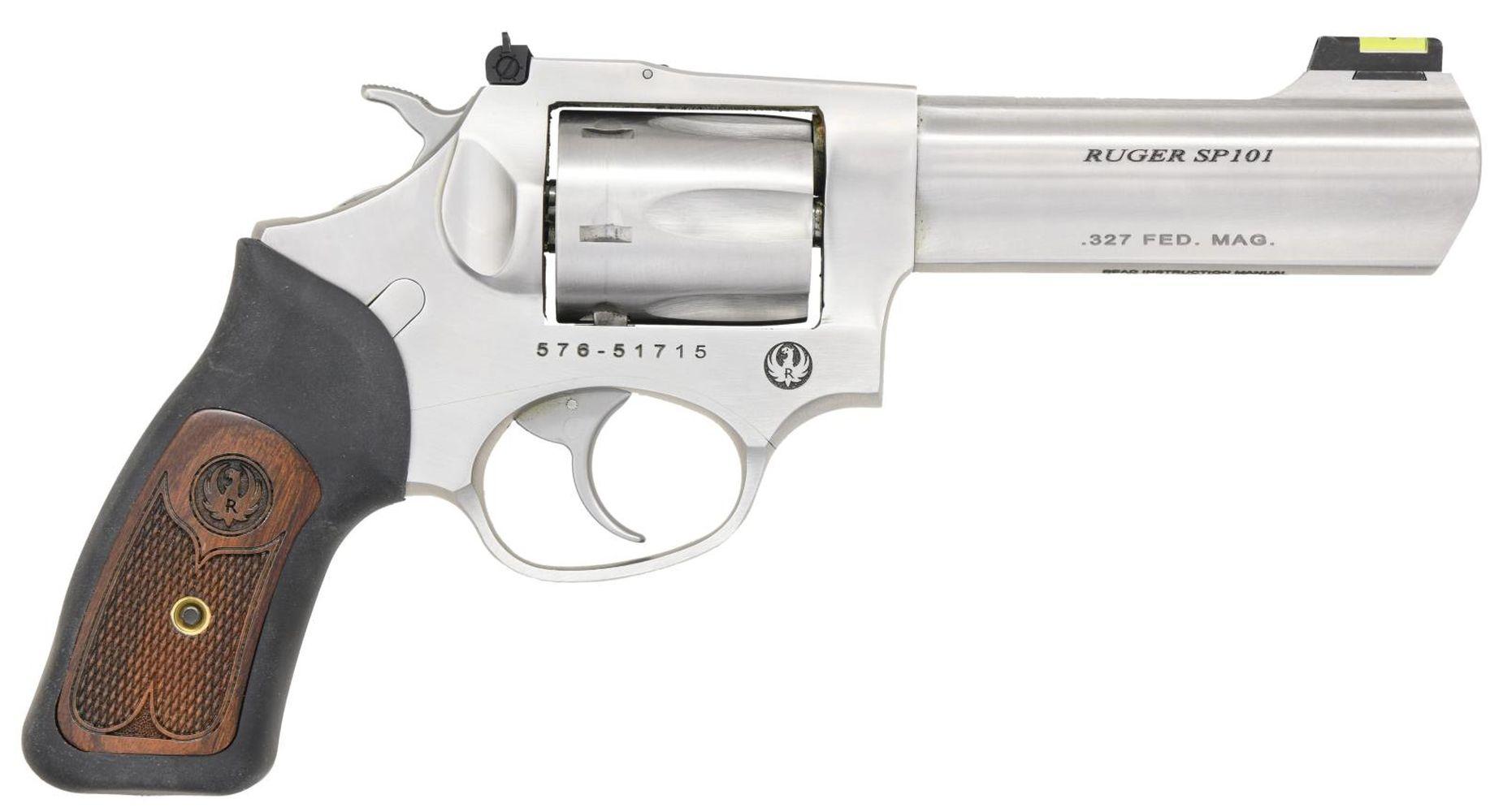 RUGER 327 FEDERAL MODEL SP101 REVOLVER.