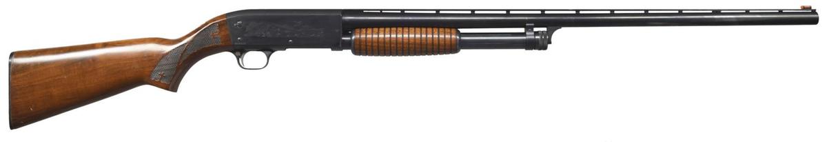 ITHACA 37 FEATHERLIGHT PUMP SHOTGUN.