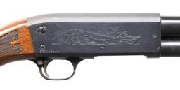 ITHACA 37 FEATHERLIGHT SLIDE ACTION SHOTGUN.