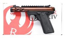 RUGER MARK IV 22/45 BRONZE LITE SEMI-AUTO PISTOL.