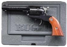 RUGER BLUED NEW BEARCAT REVOLVER.