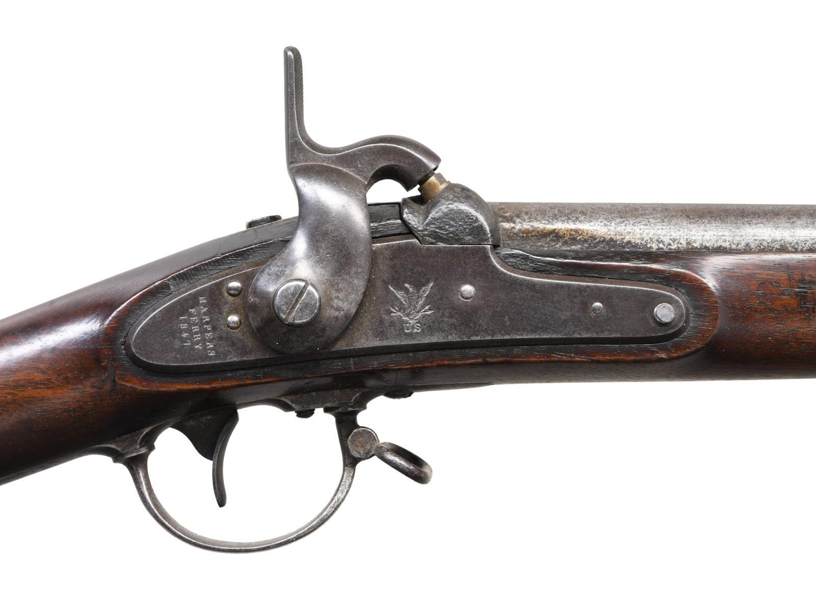 HARPER'S FERRY MODEL 1842 US PERCUSSION MUSKET.