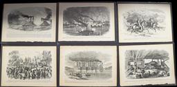 GROUP OF TWENTY 19th CENTURY ILLUSTRATIONS.