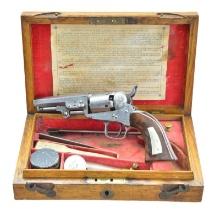 CASED ENGRAVED COLT 1849 LONDON PRESENTATION