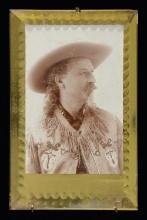 FINE BUFFALO BILL FRAMED PHOTO & LARGE AUTOGRAPH,