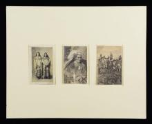 3 RARE PHOTOGRAPHIC POSTCARDS OF GERONIMO.