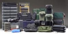 ASSORTED HANDGUN AND AMMO CASES, ETC.