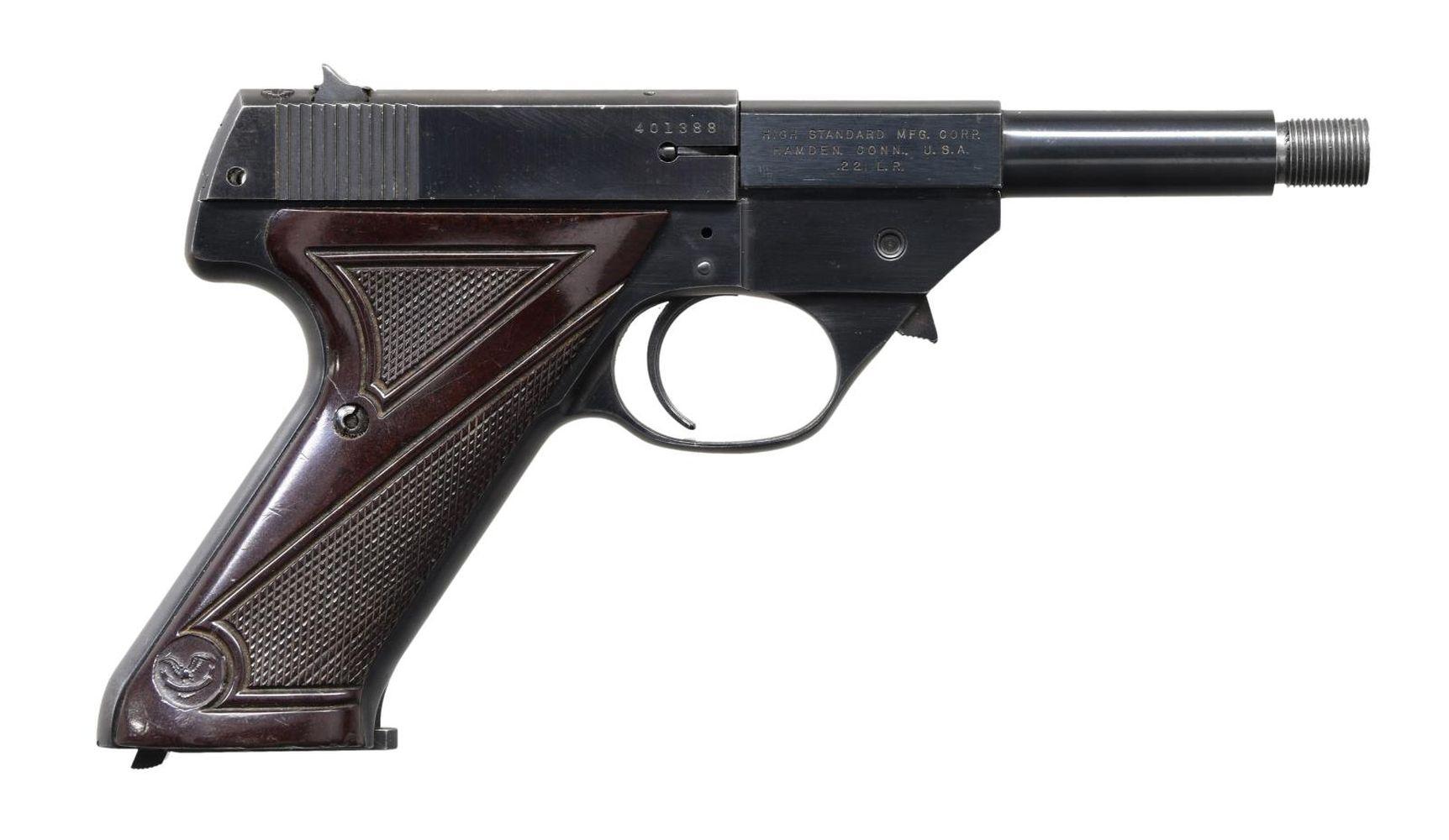 HI STANDARD SPORT KING SEMI AUTO PISTOL.