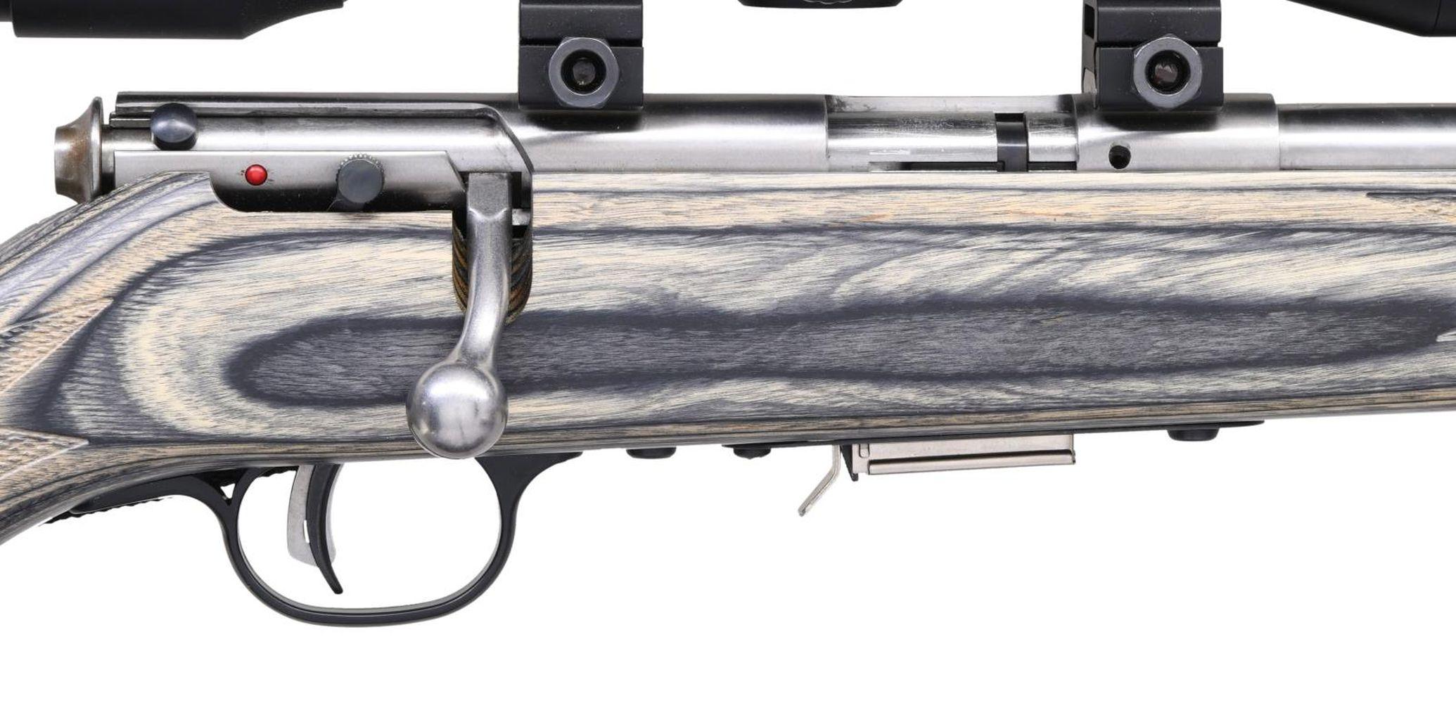 SAVAGE MODEL 93R17 BOLT ACTION RIFLE.