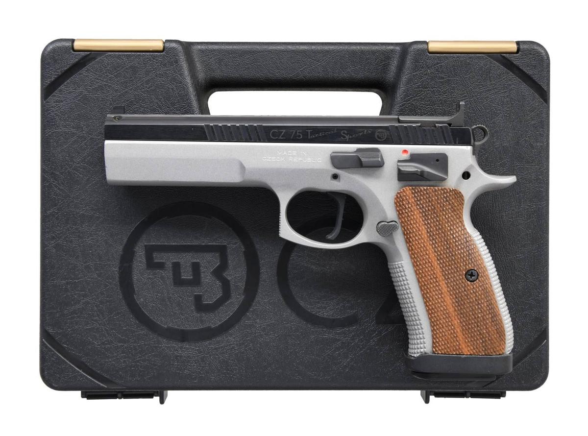 CZ75 TACTICAL SPORT SEMI AUTO PISTOL.