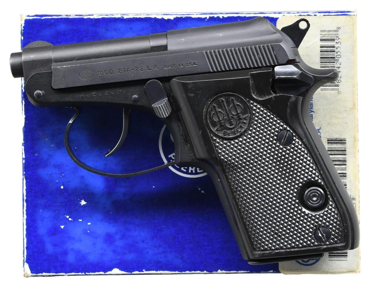 BERETTA 21A BOBCAT SEMI AUTO PISTOL.