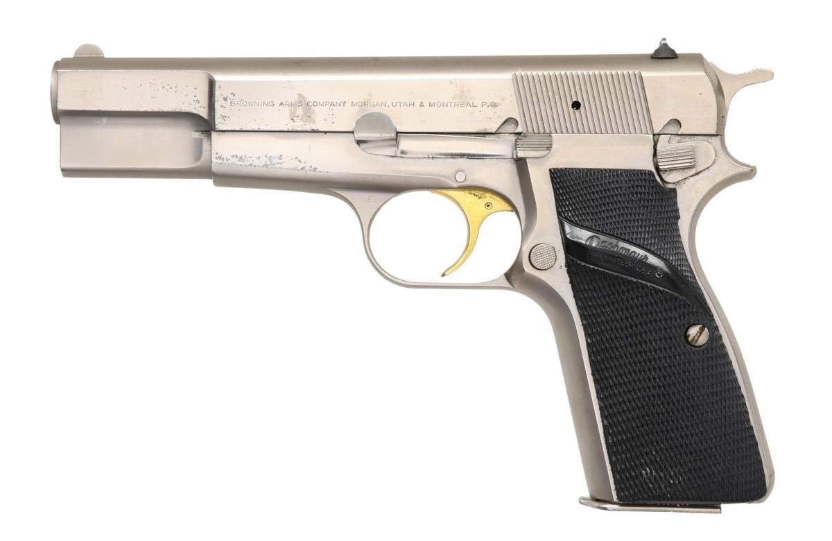 BROWNING HI POWER SEMI AUTO PISTOL.