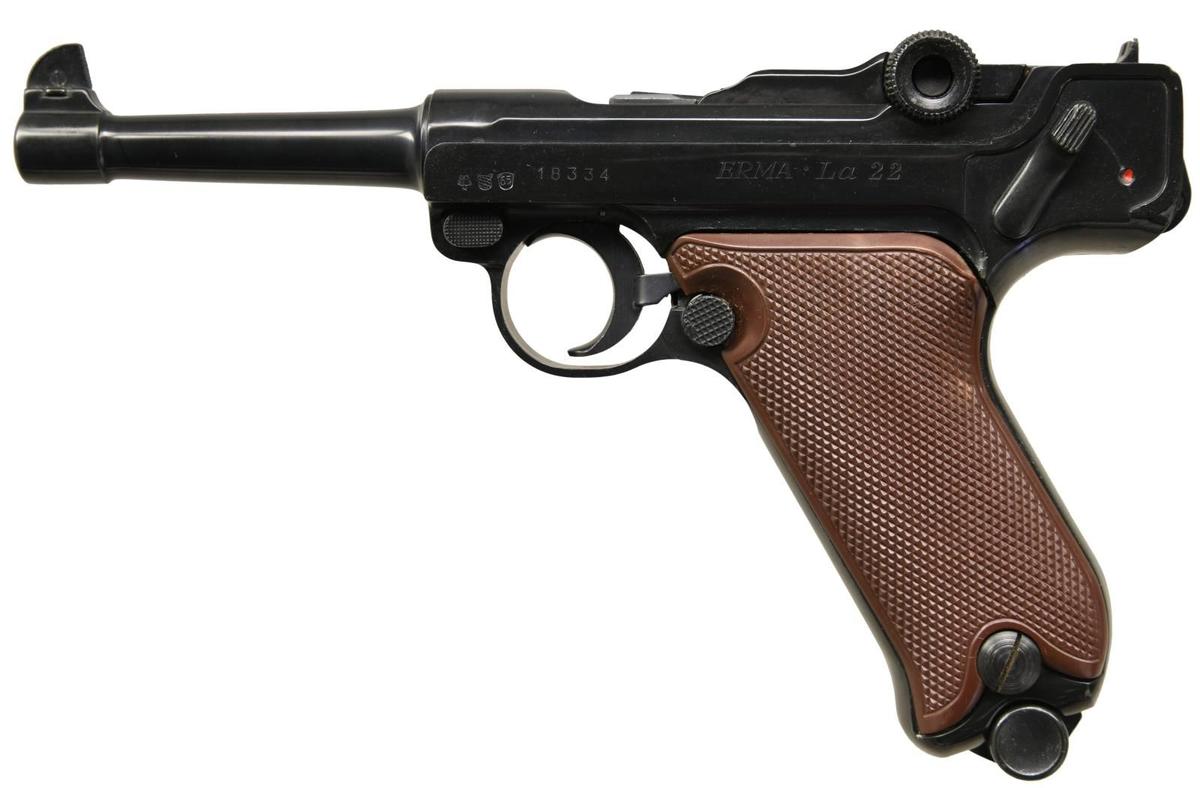 ERMA LA 22 SEMI AUTO PISTOL.