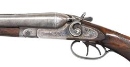 AMERICAN GUN CO. SXS HAMMER SHOTGUN.