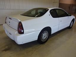 2000 CHEVROLET MONTE CARLO COUPE 3.4 2WD AUTOMATIC