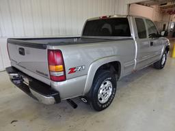 2002 CHEVROLET SILVERADO QUAD CAB PK Z-71 5.3 4WD AUTOMATIC