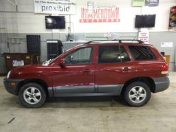 2005 HYUNDAI SANTA FE WAGON 4 DOOR 6 2.7L AWD AUTOMATIC