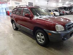 2005 HYUNDAI SANTA FE WAGON 4 DOOR 6 2.7L AWD AUTOMATIC