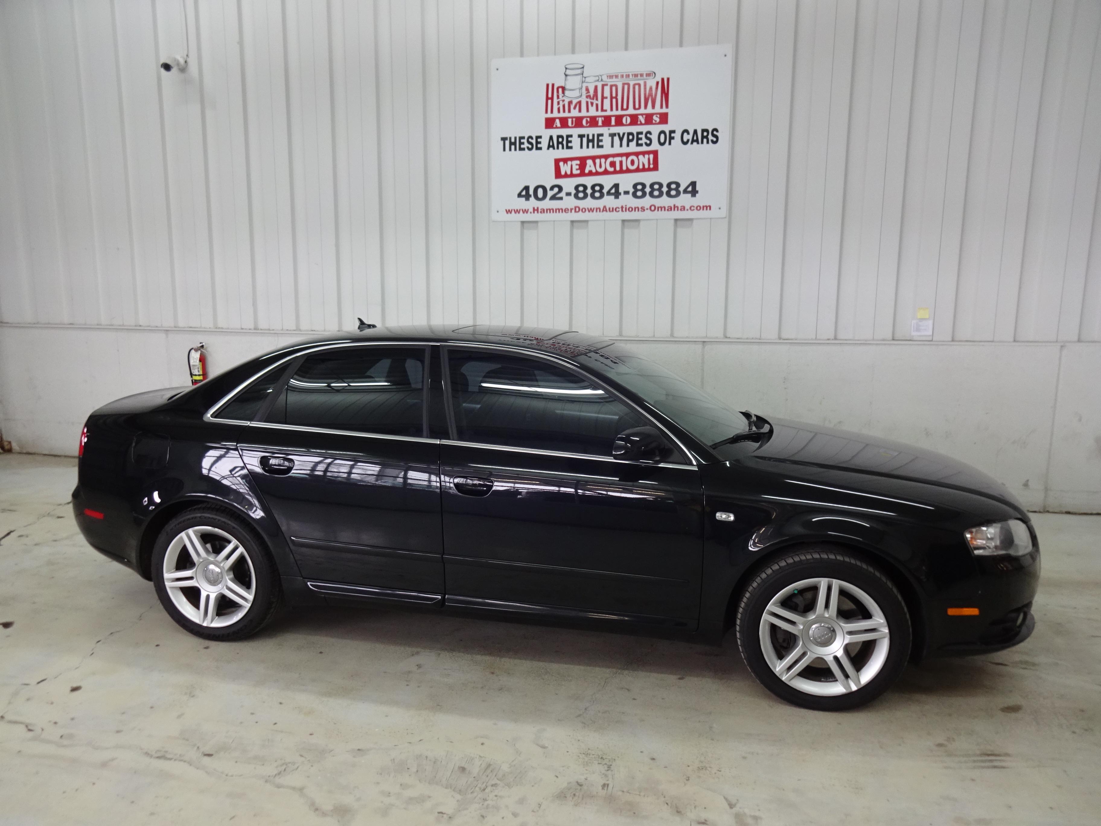 2008 AUDI A4 SEDAN 4 DOOR 2.0L MANUAL