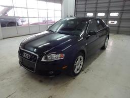 2008 AUDI A4 SEDAN 4 DOOR 2.0L MANUAL