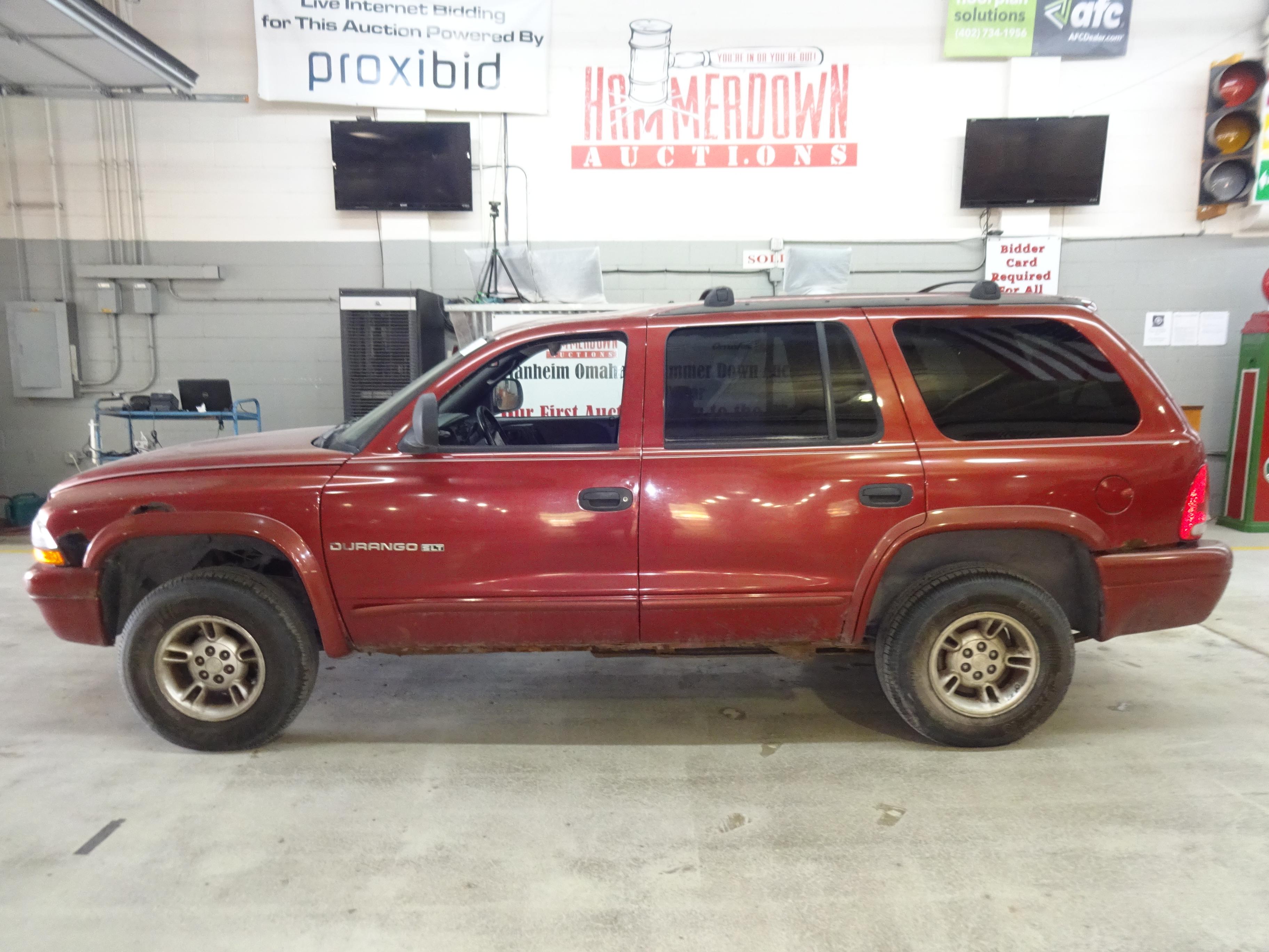 1999 DODGE DURANGO WAGON 4 DOOR SLT 8 5.9 4WD AUTOMATIC