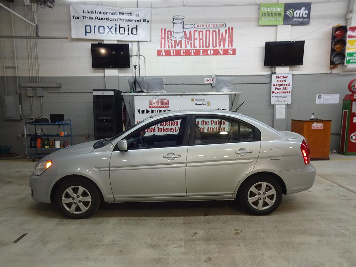 2010 HYUNDAI ACCENT 4D SEDAN GLS 4 1.6 2WD AUTOMATIC