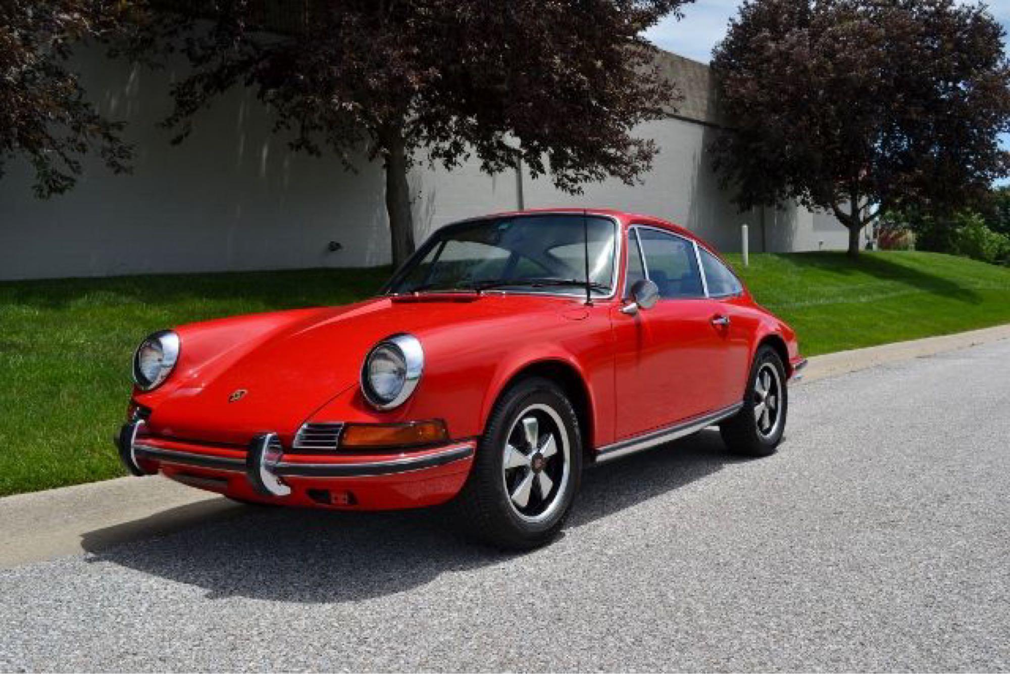 1969 PORSCHE 911 E COUPE COA SPORT SEATS