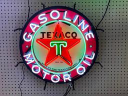 TEXACO MOTOR OIL/ GASOLINE NEON SIGN