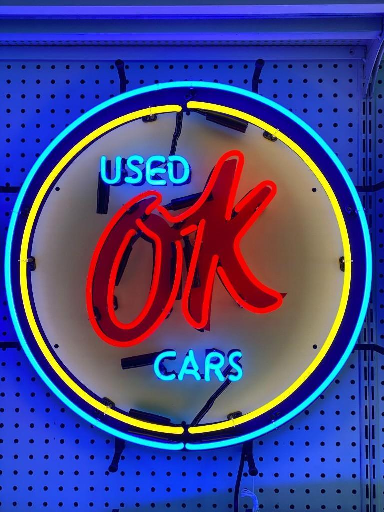 Used Ok Cars Neon Sign