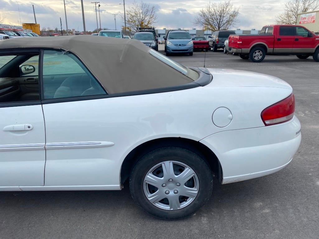 2001 CHRYSLER SEBRING LX