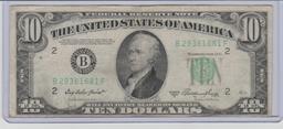 1950A U.S. $10.00 FEDERAL RESERVE NOTE