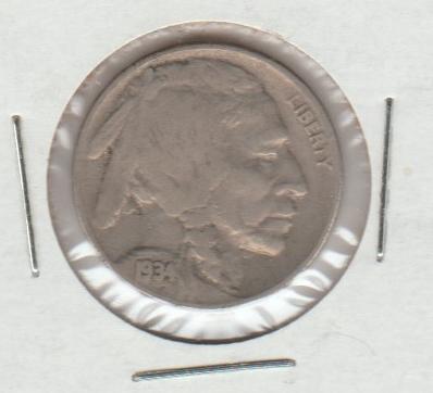 1934P BUFFALO NICKEL