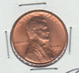 1955D UNC. LINCOLN CENT