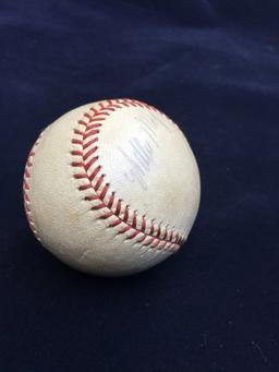 Willie Mays Signed Minor League Baseball Early 1950s w/ COA