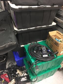 Stage, cases, routers