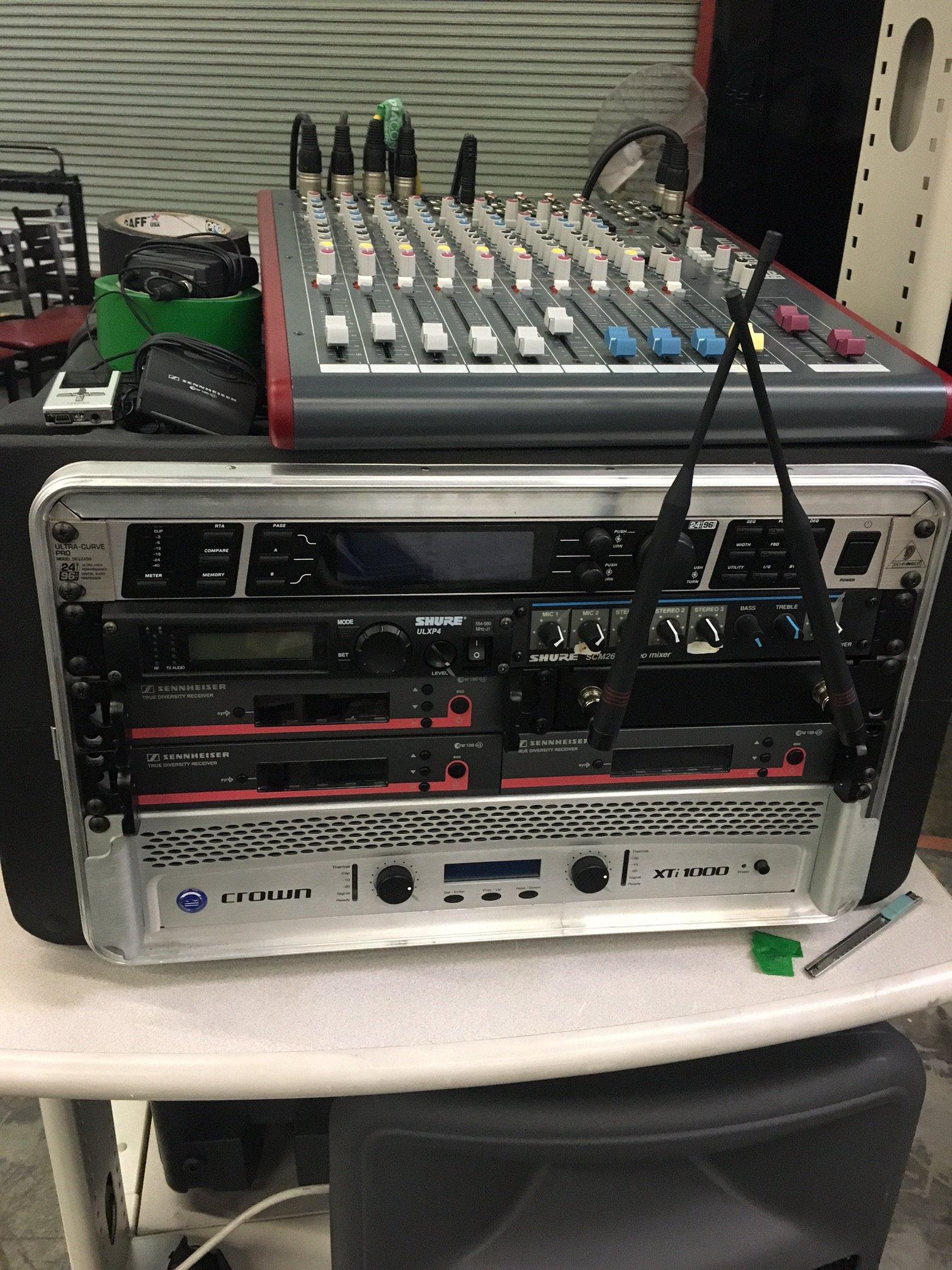 Rack Mounted PA System