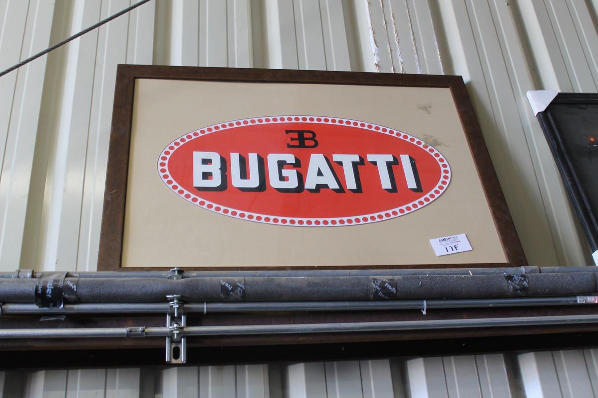 Bugatti Poster Framed
