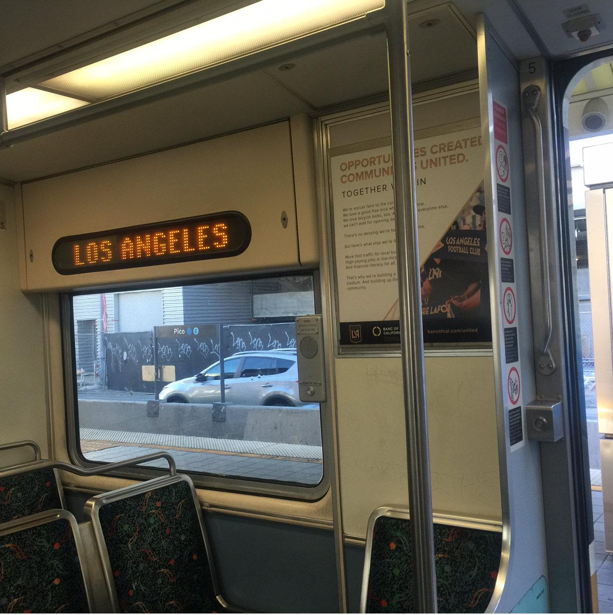 Los Angeles Metro Train Cars Nippon Sharyo 76 Seat