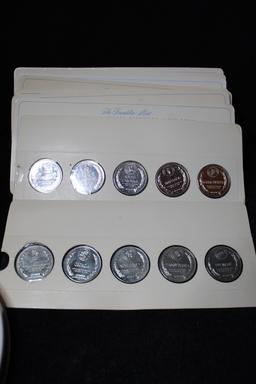 Complete Pristine Franklin Mint 'States of the Union Series' Sterling Silver 50 pc Set OGP