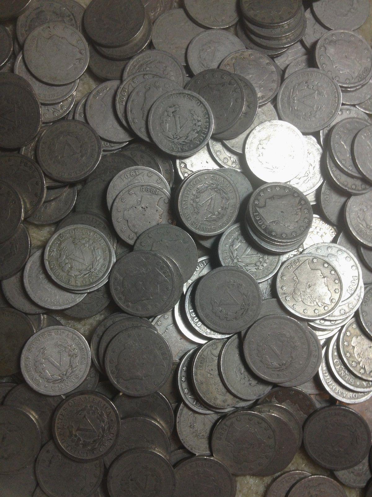 100 V Nickels Good-Fine & Better