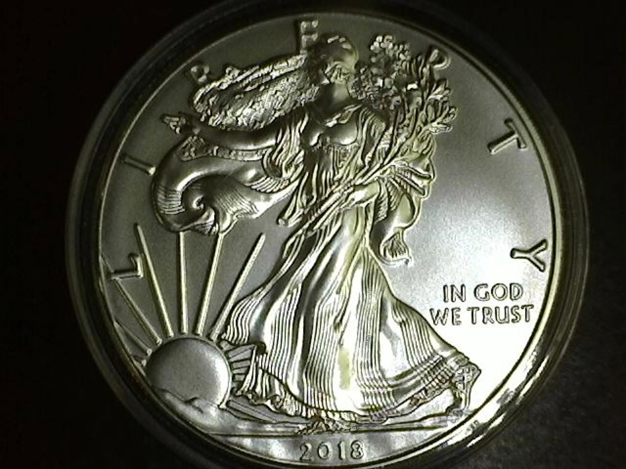 2018 1 oz. Silver American Eagle BU