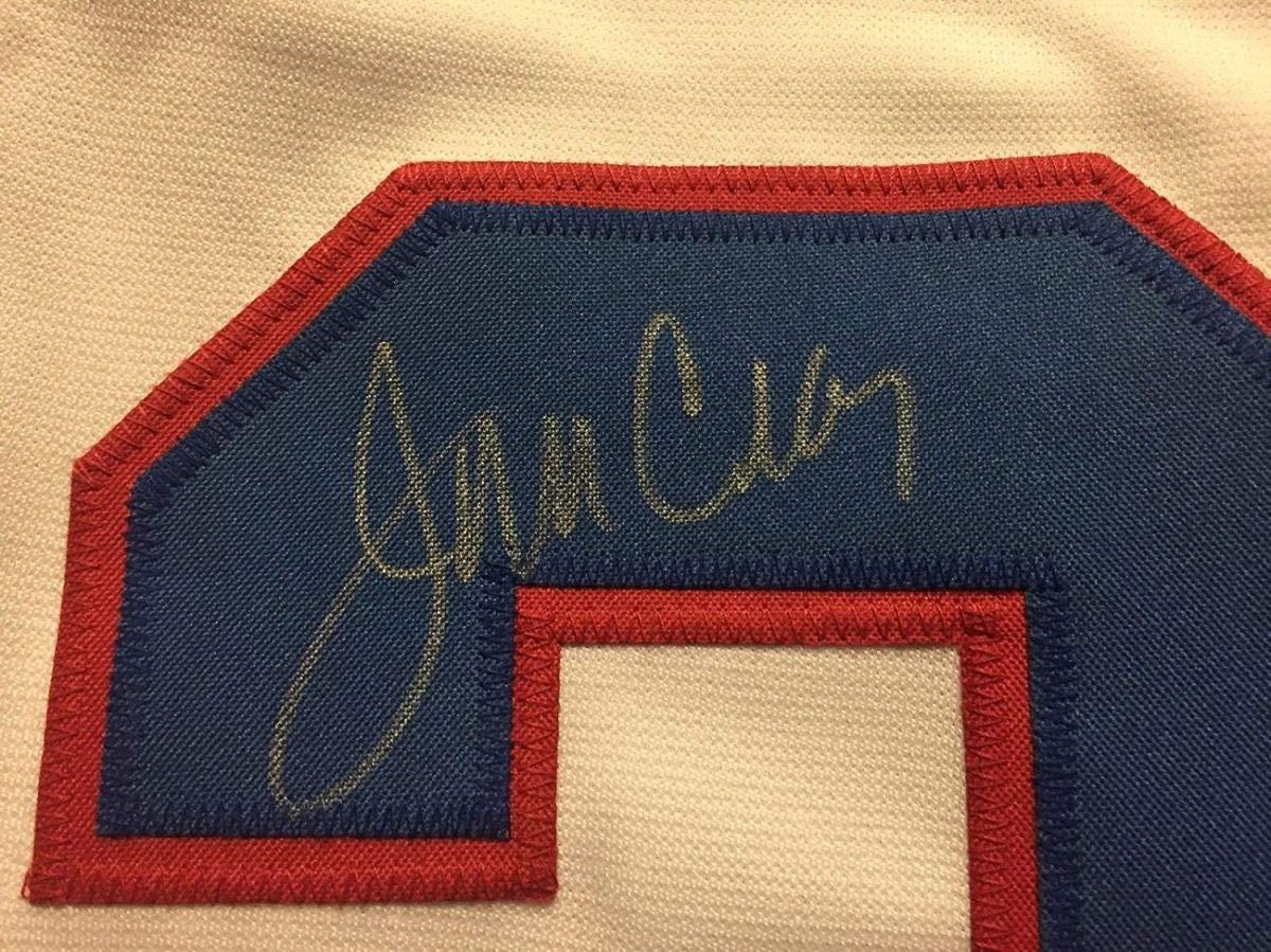 Autographed/Signed Jim Craig White Team USA Miracle On Ice 1980 Olympics Hockey Jersey JSA COA