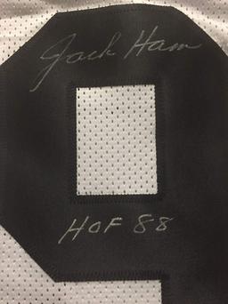 Autographed/Signed Jack Ham"HOF 88" Pittsburgh White Football Jersey JSA COA