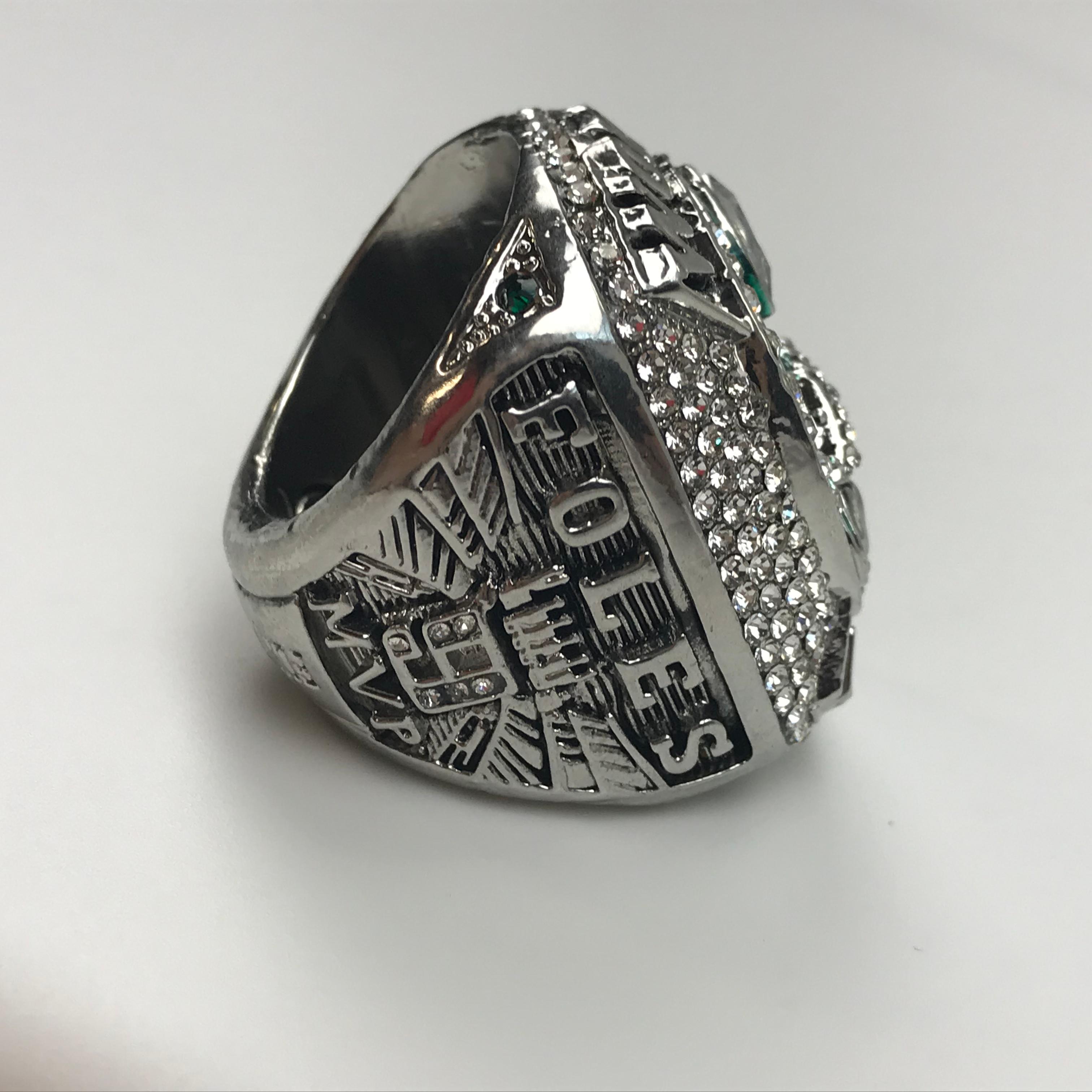 Replica Philadelphia Eagles Super Bowl LII 52 Championship Ring Nick Foles Size 10