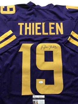 Autographed/Signed Adam Thielen Minnesota Color Rush Football Jersey JSA COA